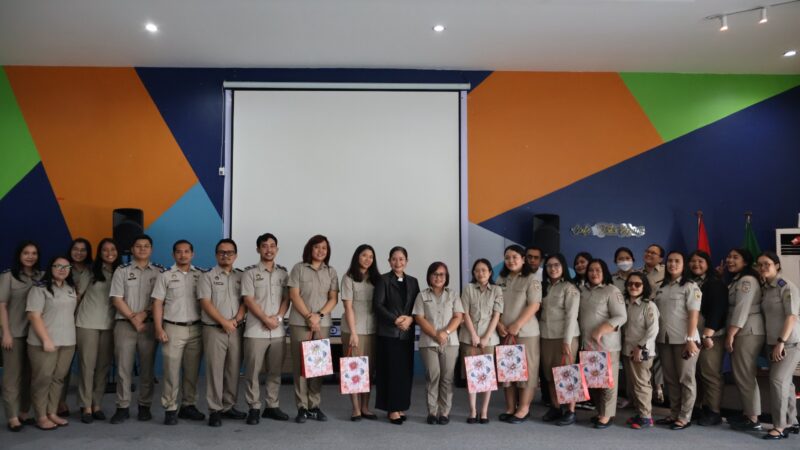 Kebaktian dan Perpisahan Haru Warnai Kebersamaan Umat Kristiani Kantor Pertanahan Kota Medan