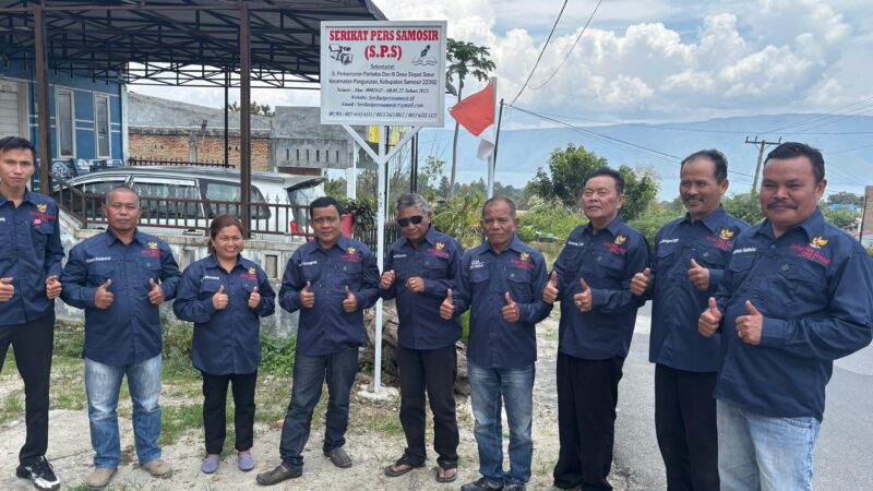 Serikat Pers Samosir Resmi Berdiri, Ketua Luhut Sijabat: Wadah Bersama Wartawan Kawal Aspirasi dan Suara Rakyat