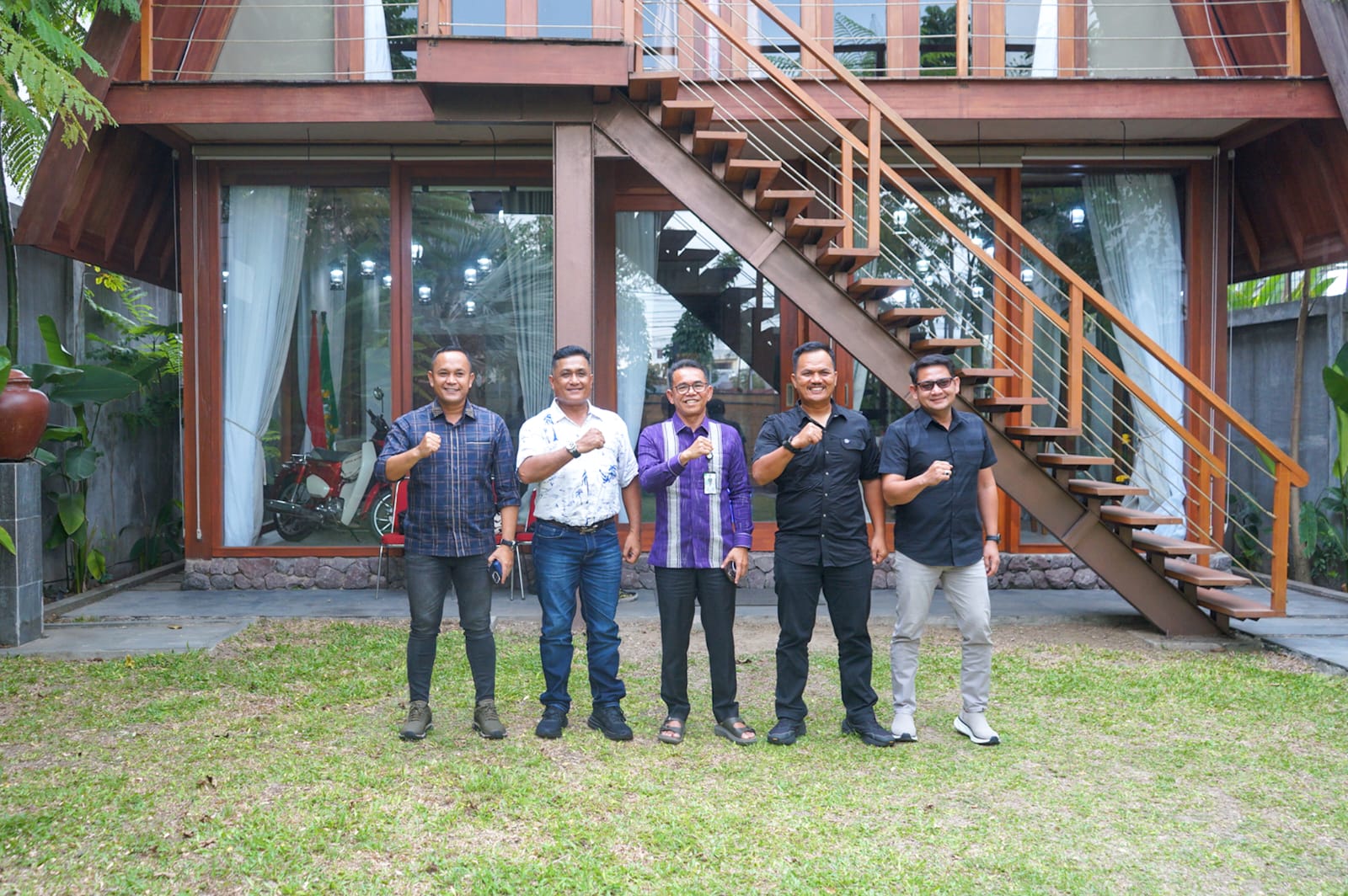 Pererat Sinergi, Wakil Wali Kota Medan Terima Kunjungan Danyon Parako 463 Pasgat