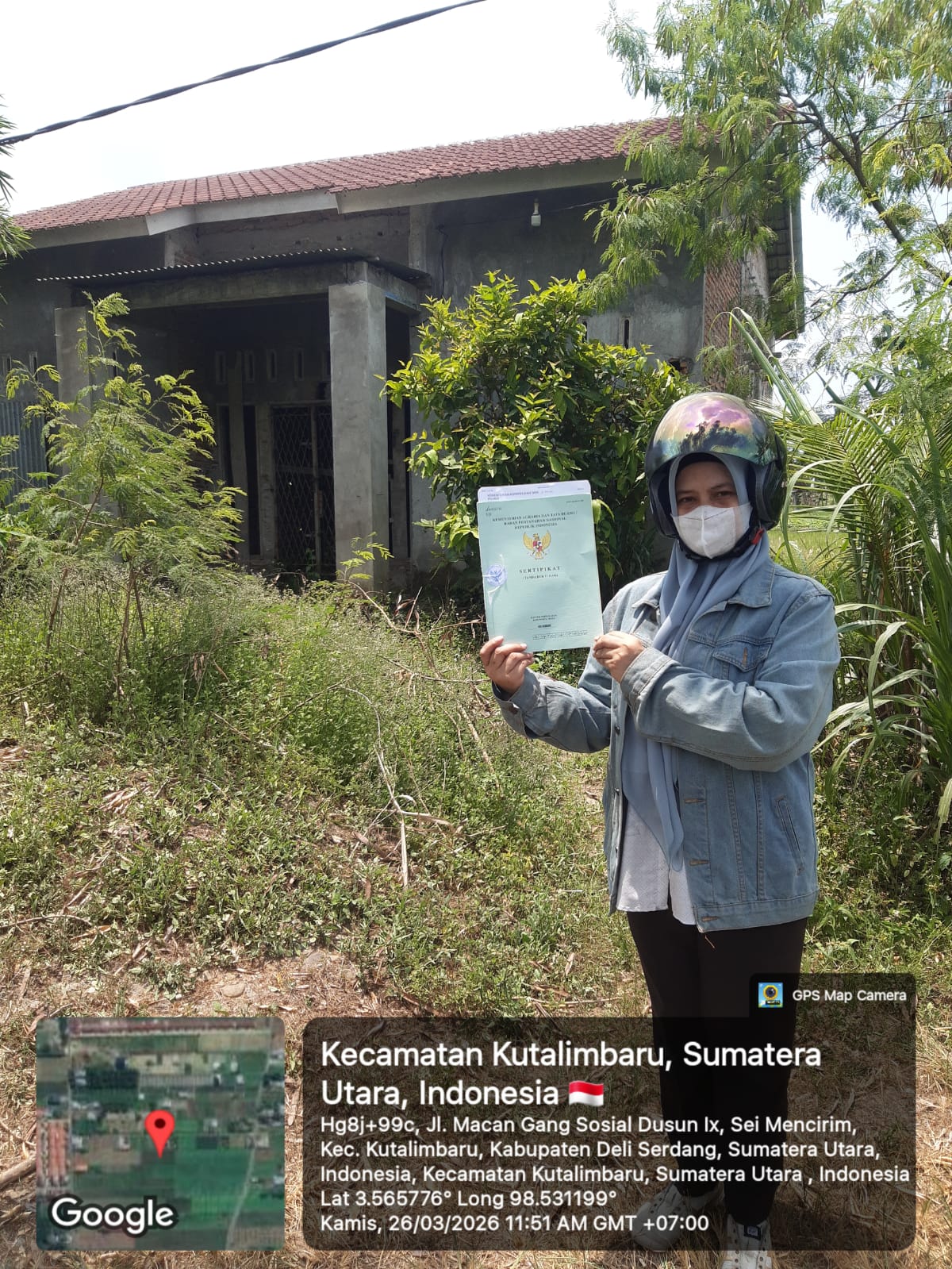 Pegawai Kantor Pertanahan Deli Serdang Jemput Bola, Sertipikat Residu PTSL 2018–2024 Dibagikan ke Masyarakat