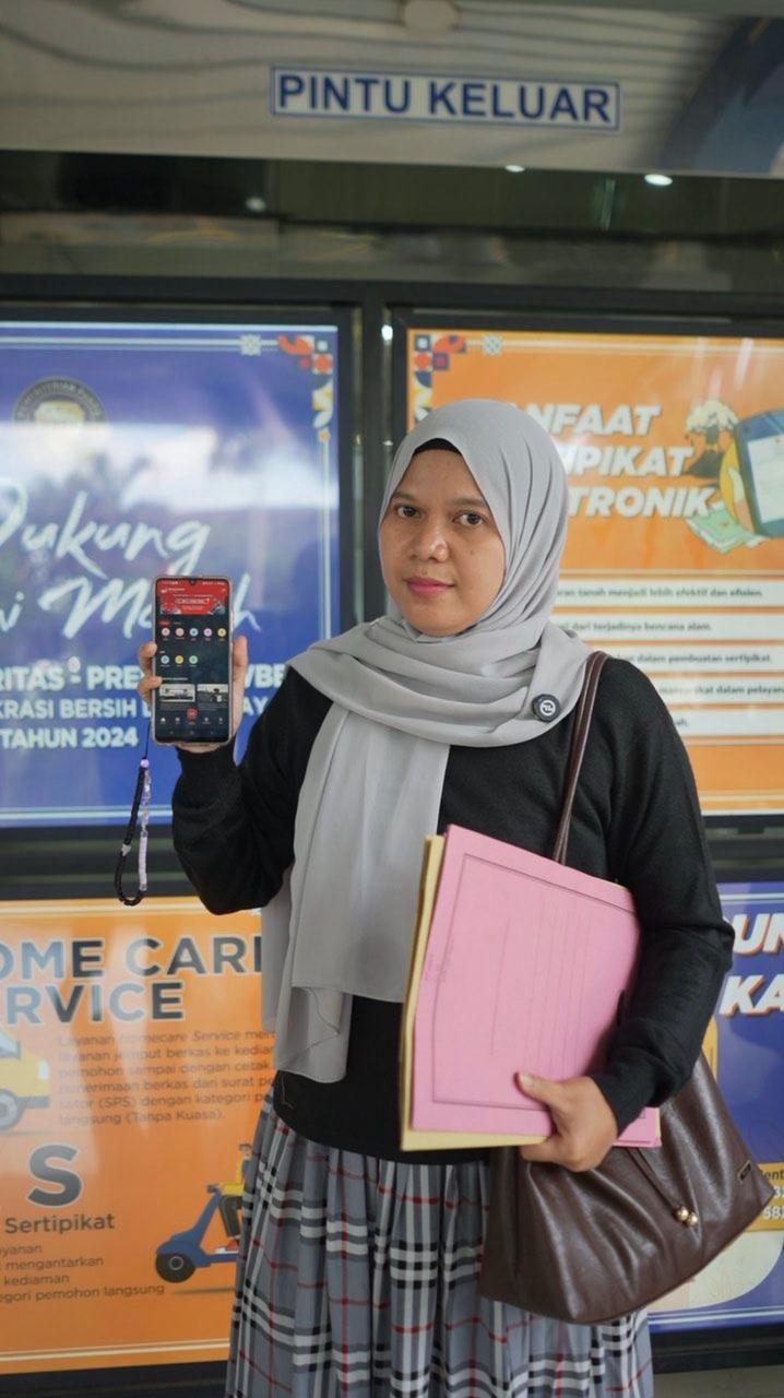 Mudik Lebih Tenang, Pantau Proses Pemberkasan di Kantah Hanya dari Genggaman Tangan