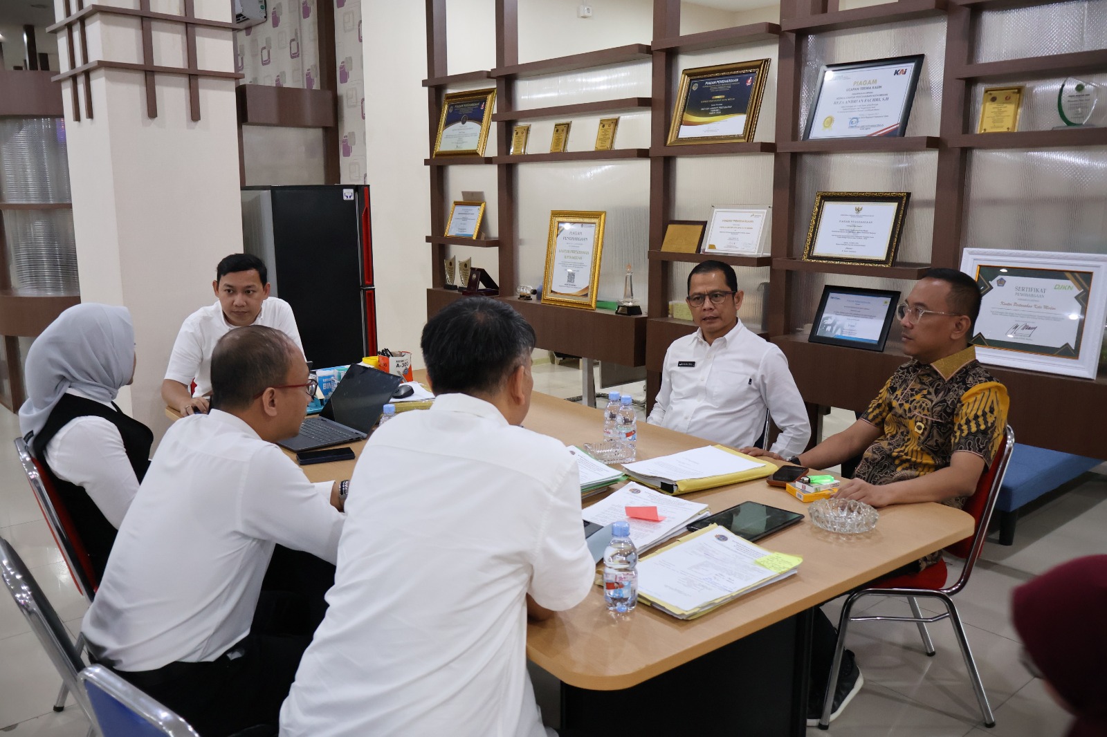 Kunjungan Kerja Kabid Penetapan Hak Kanwil BPN Sumut, Monitoring dan Evaluasi Program PTSL di Kota Medan