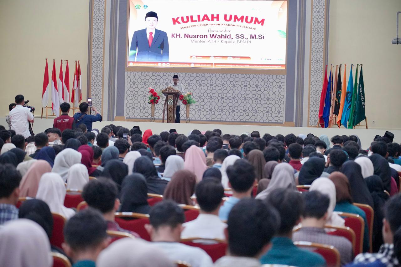 Berikan Kuliah Umum di UIN Datokarama Palu, Menteri Nusron Bangun Kesadaran Mahasiswa tentang Nilai Ekonomi Tanah