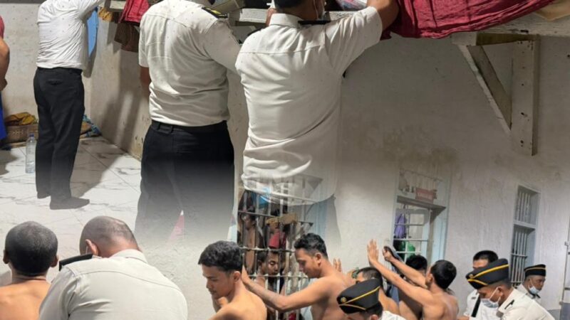 Laksanakan Razia Gabungan Bersama TNI, Rutan Tanjung Tegaskan Nol Toleransi Terhadap Barang Terlarang