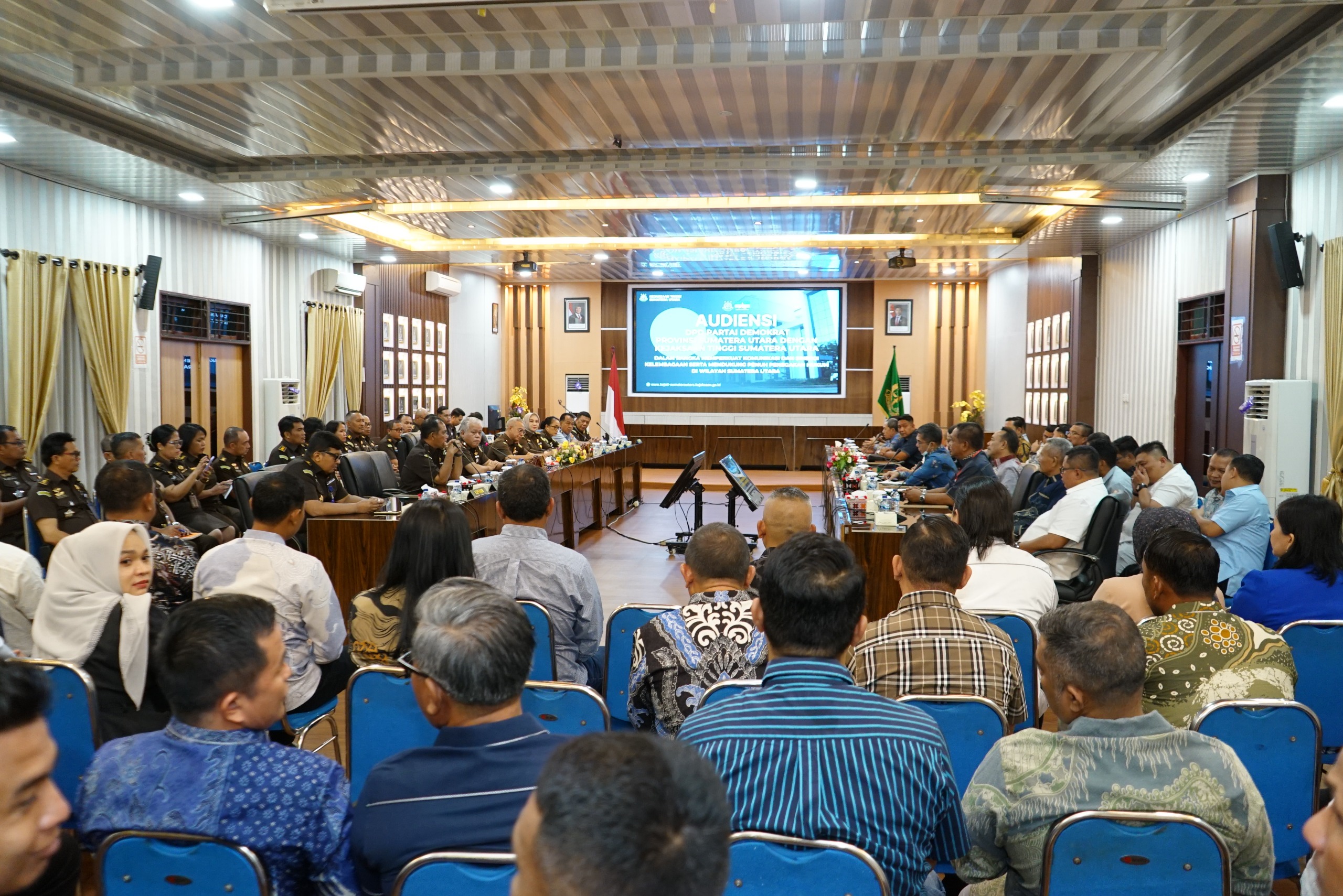 DPD Demokrat Sumut Audiensi ke Kejati, Perkuat Sinergitas Kelembagaan