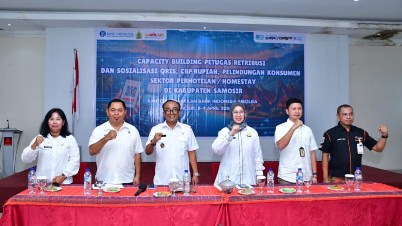 Perkuat Digitalisasi dan Kepatuhan Pajak, Pemkab Samosir Jalin Kolaborasi dengan BI, Bank Sumut dan Kejari.