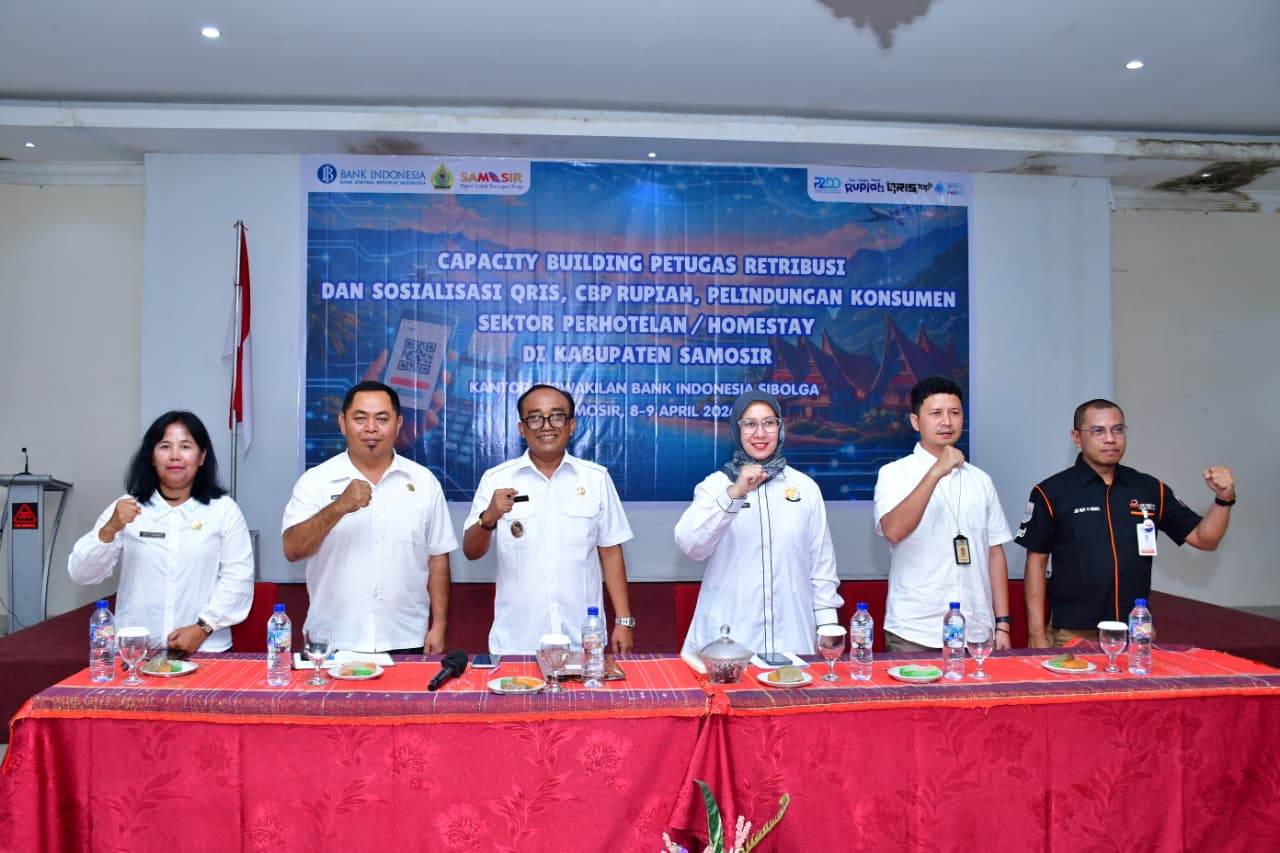Perkuat Digitalisasi dan Kepatuhan Pajak, Pemkab Samosir Jalin Kolaborasi dengan BI, Bank Sumut dan Kejari.