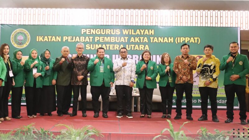 Kakanwil BPN Sumut Sri Pranoto Buka Seminar Upgrading IPPAT, Tekankan Penguatan Sinergi dengan PPAT