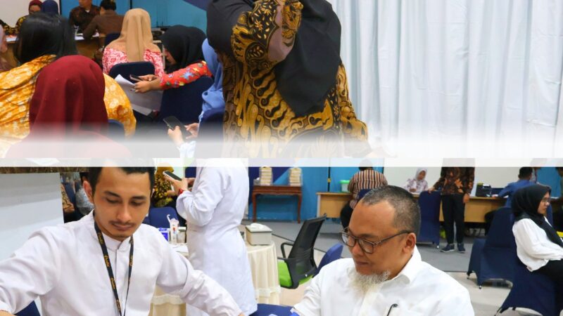 Kantor Pertanahan Kota Medan Gelar Medical Check Up untuk Seluruh Pegawai