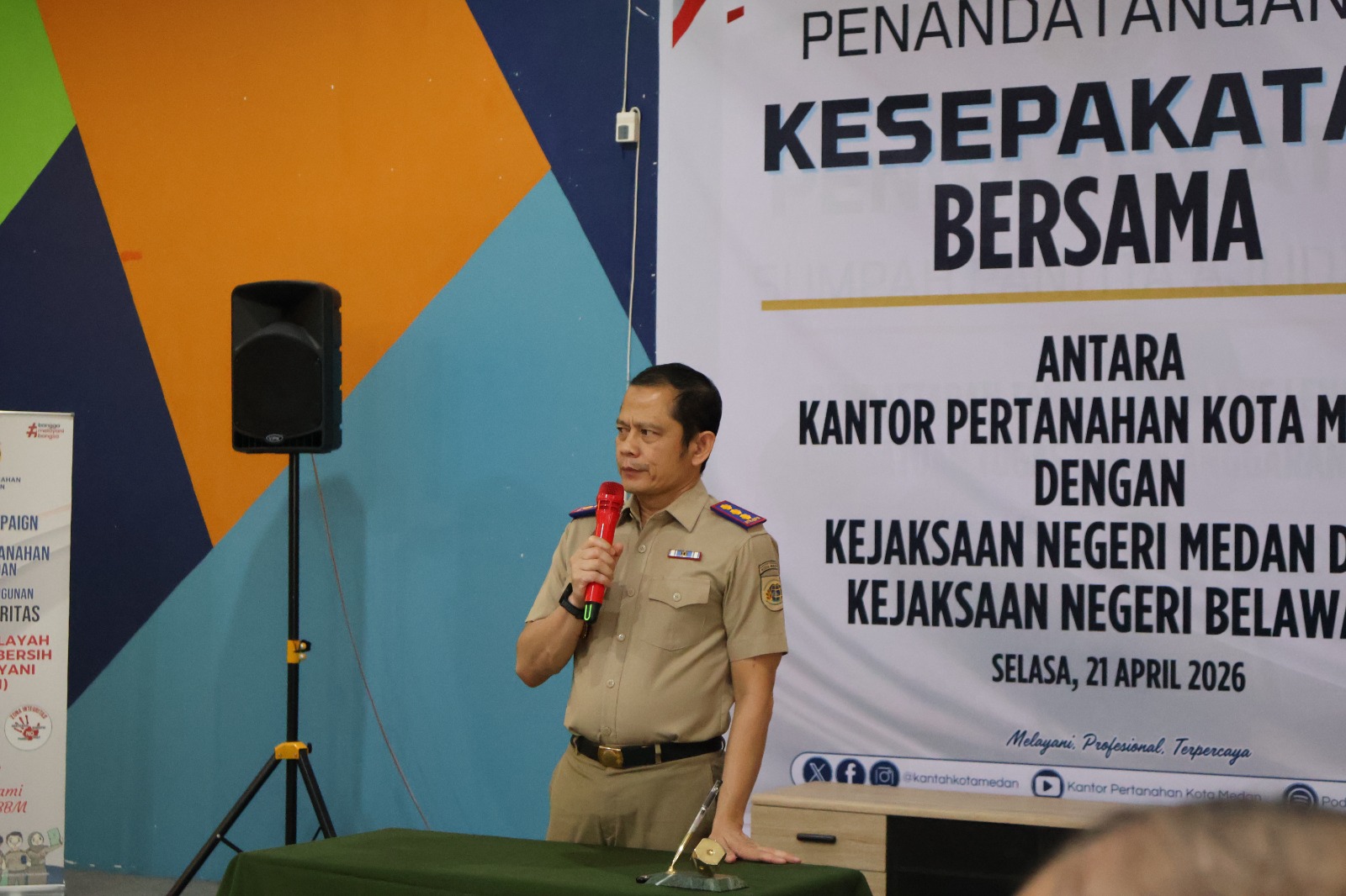 Kantor Pertanahan Kota Medan Teken Kesepakatan dengan Kejari Medan dan Belawan untuk Penanganan Masalah Hukum