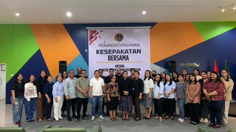 Kantor Pertanahan Kota Medan Rutin Gelar Kebaktian Umat Kristiani Setiap Bulan