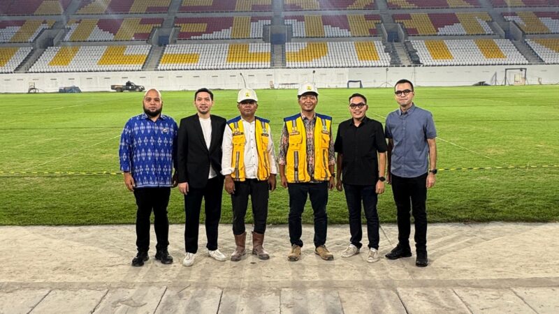 Stafsus Pimpinan DPR RI dan DPRD Medan Tinjau Stadion Teladan Jelang AFF U-19 2026