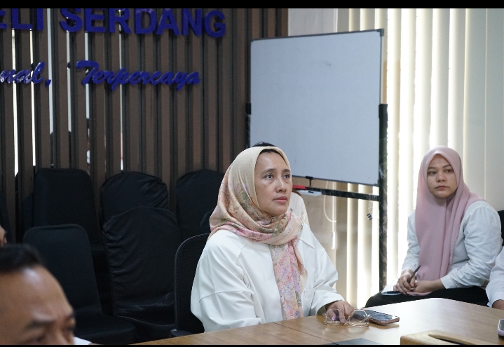 Monitoring dan Evaluasi Tunggakan Pengukuran, Kantor Pertanahan Deli Serdang Terima Kunjungan Kanwil BPN Sumut