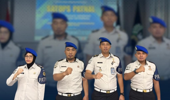 Rutan Tanjung Pura Ikuti Pengukuhan SATOPS PATNAL, Perkuat Disiplin Internal