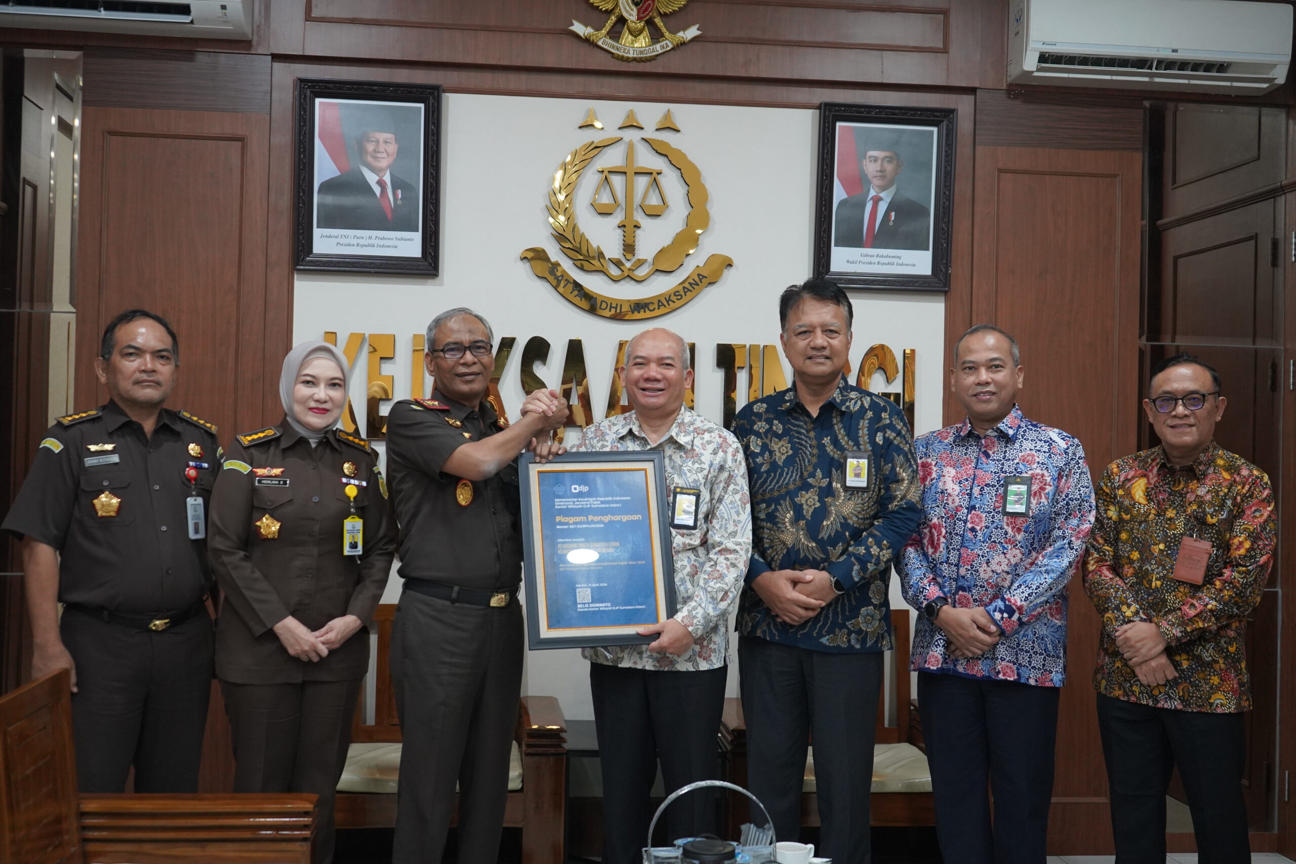 Kanwil DJP Sumut I Perkuat Sinergi Penegakan Hukum Perpajakan dan Optimalisasi Penerimaan Negara Bersama Kejati Sumut