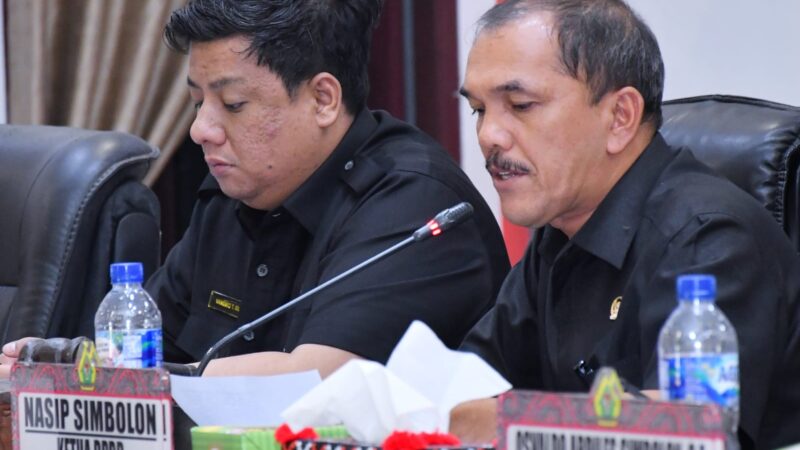 DPRD Setujui LKPJ Bupati Samosir Tahun Anggaran 2025