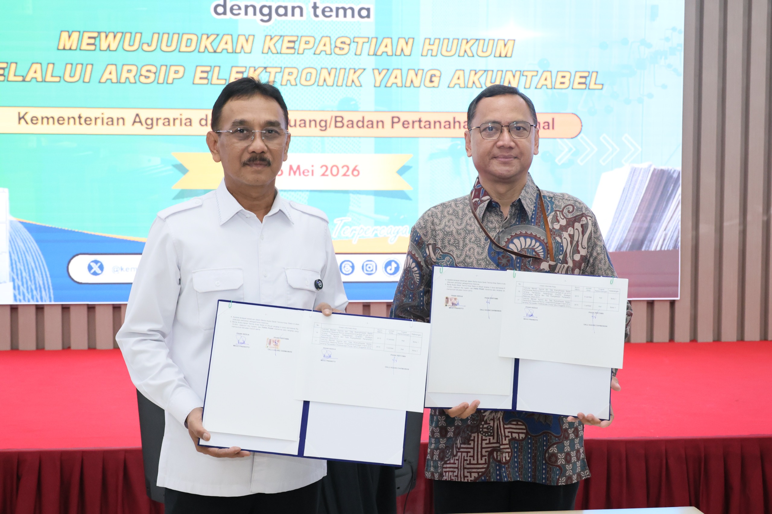 Peralihan Arsip Pertanahan Elektronik sebagai Sebuah Keniscayaan, Sekjen ATR/BPN : Harus Dikelola dengan Baik