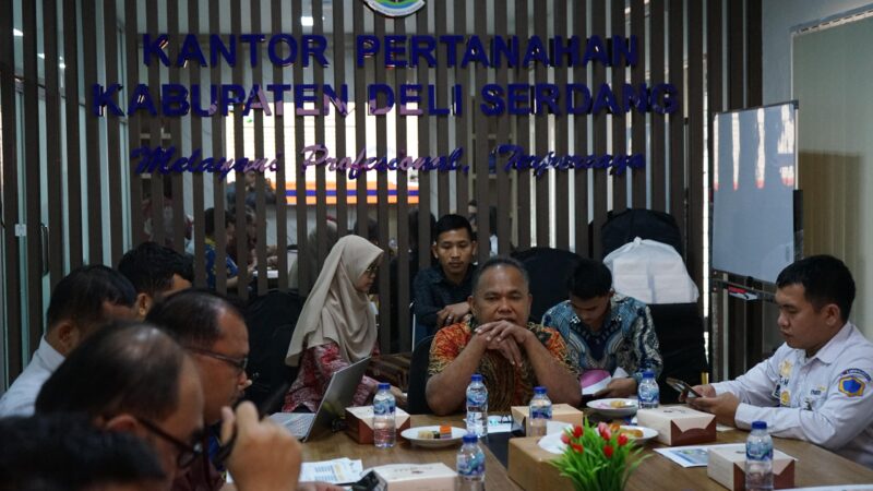 Kantor Pertanahan Deli Serdang Matangkan Penetapan Lokasi Reforma Agraria