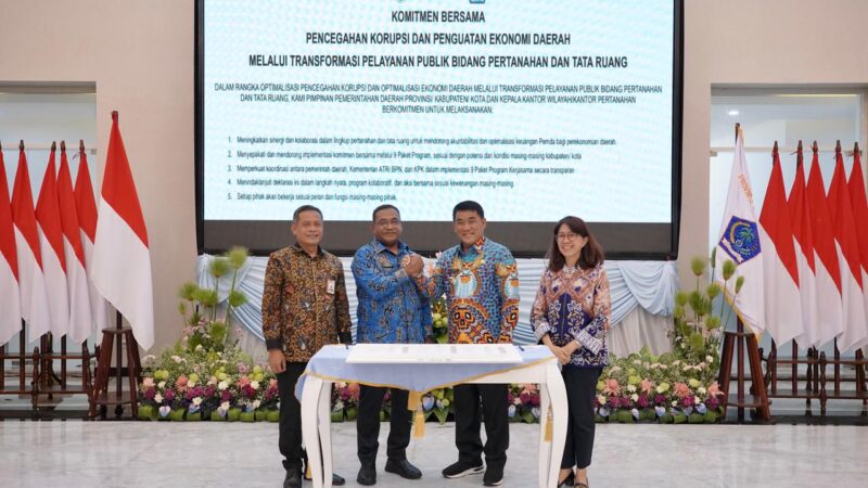 Kementerian ATR/BPN dan KPK Jadikan Sulut Percontohan Transformasi Layanan Pertanahan