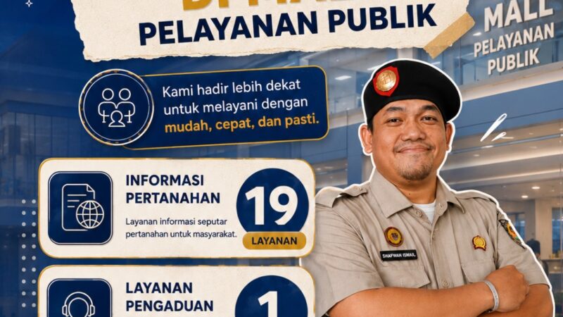 Layanan Pertanahan di MPP Medan Capai 24 Pelayanan pada Periode 18–22 Mei 2026