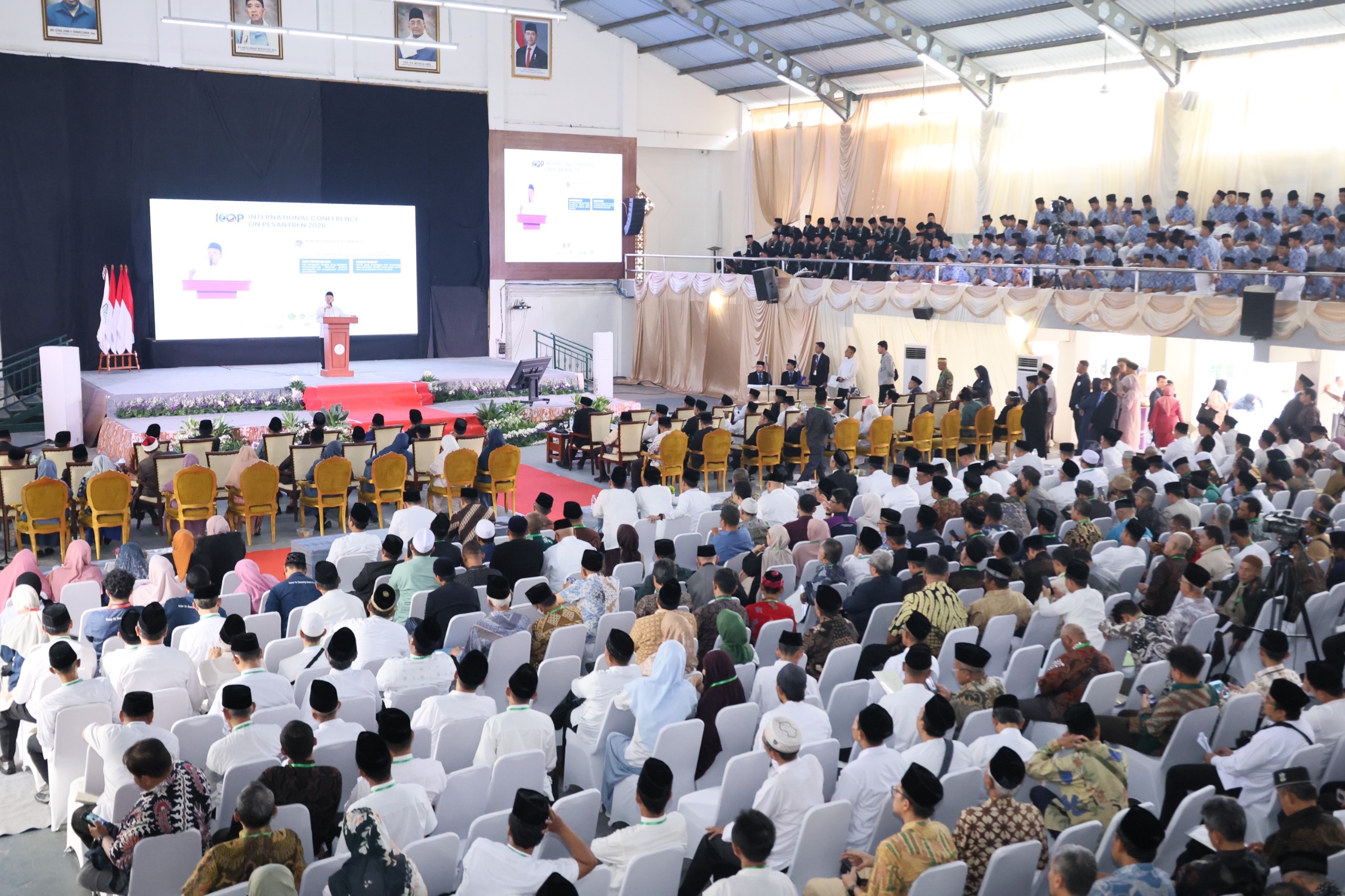 Bicara dalam International Conference on Pesantren 2026, Menteri Nusron Ajak Masyarakat Sertipikatkan Tanah Wakaf untuk Lindungi Aset Umat