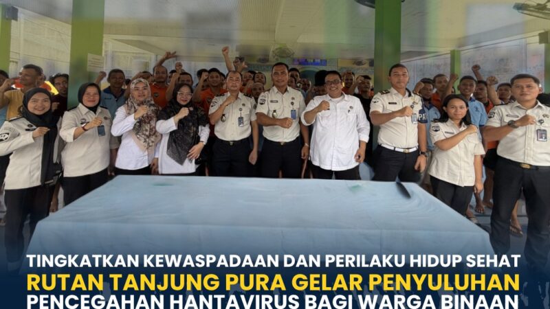 Rutan Tanjung Pura Gelar Penyuluhan Pencegahan Hantavirus bagi Warga Binaan