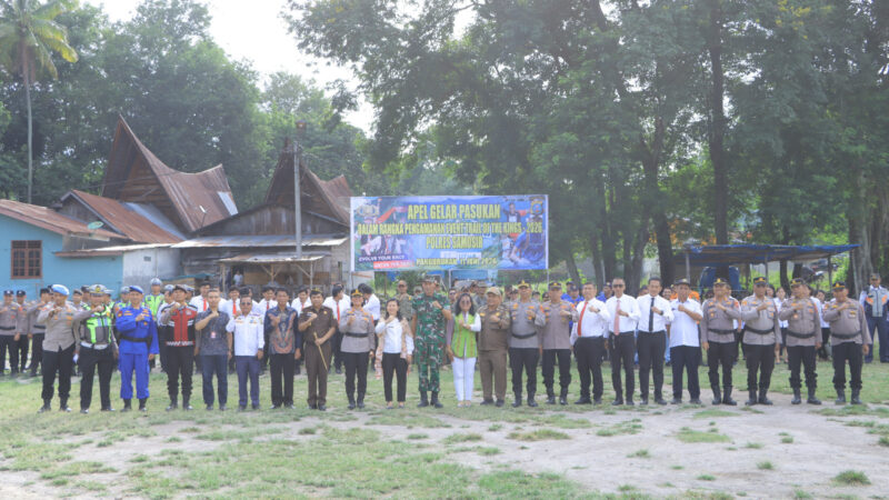 Polres Samosir Siap Amankan Event Internasional Trail of The Kings by UTMB 2026.