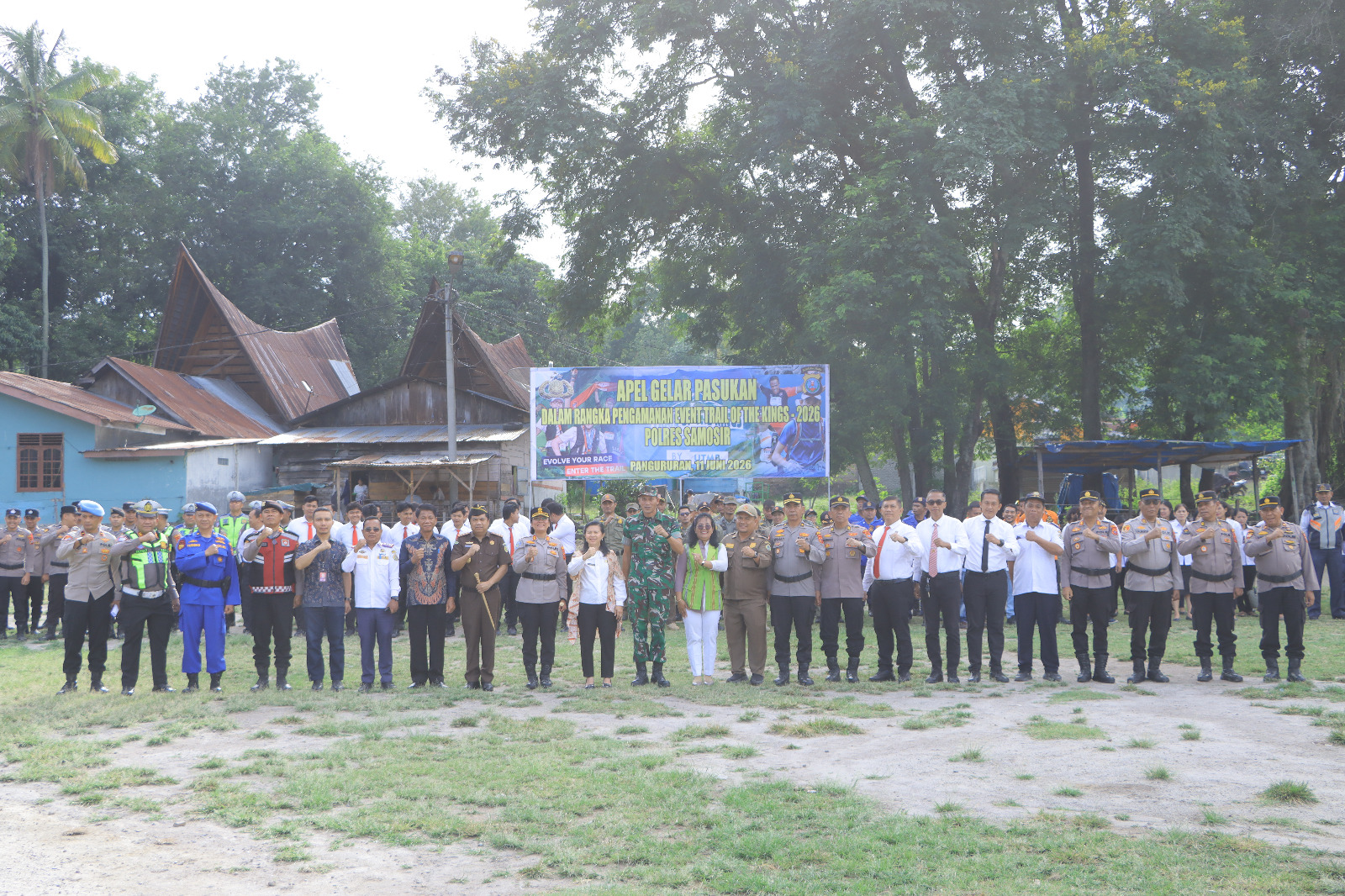 Polres Samosir Siap Amankan Event Internasional Trail of The Kings by UTMB 2026.