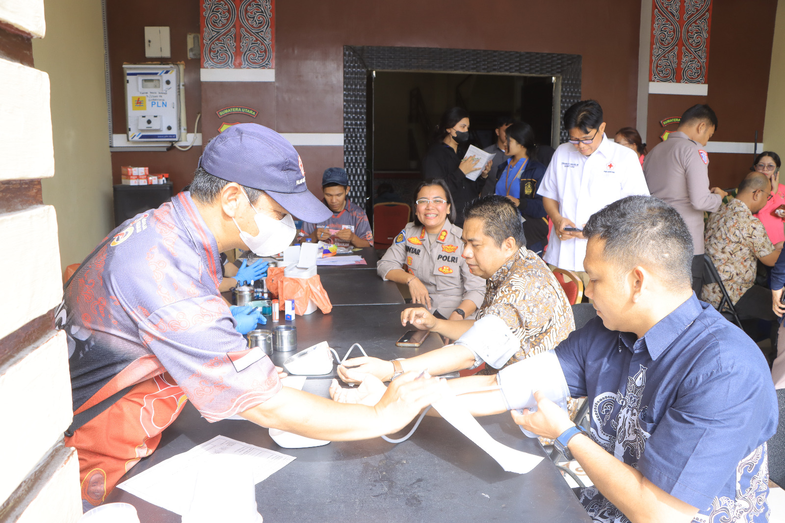 Wujud Kasih Jelang Hari Bhayangkara ke-80, Polres Samosir Laksanakan Donor Darah