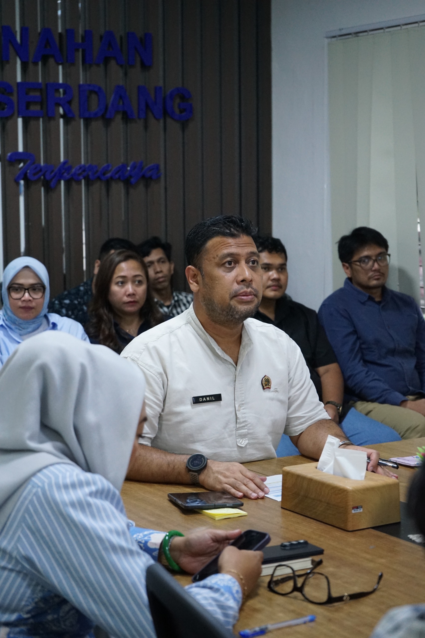 Kepala Kantor Pertanahan Deli Serdang Gelar Rapat Monev Percepatan Program PTSL 2026