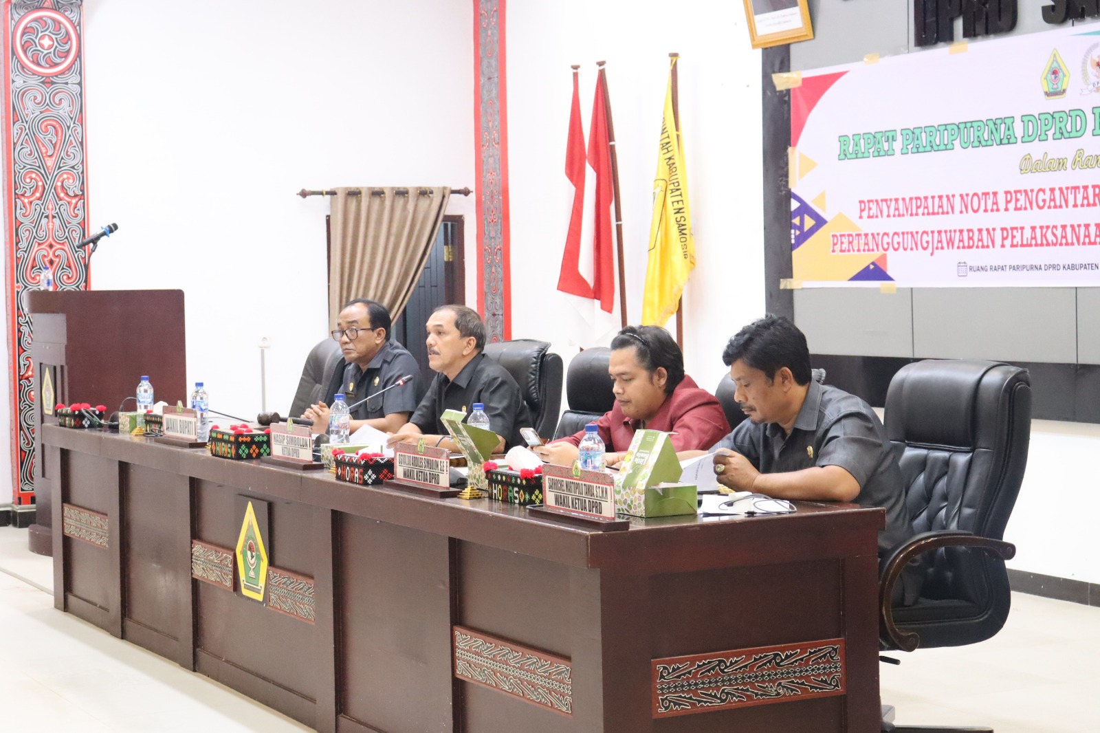 Wakil Bupati Samosir Sampaikan Nota Pengantar Ranperda Pertanggungjawaban Pelaksanaan APBD Tahun Anggaran 2025