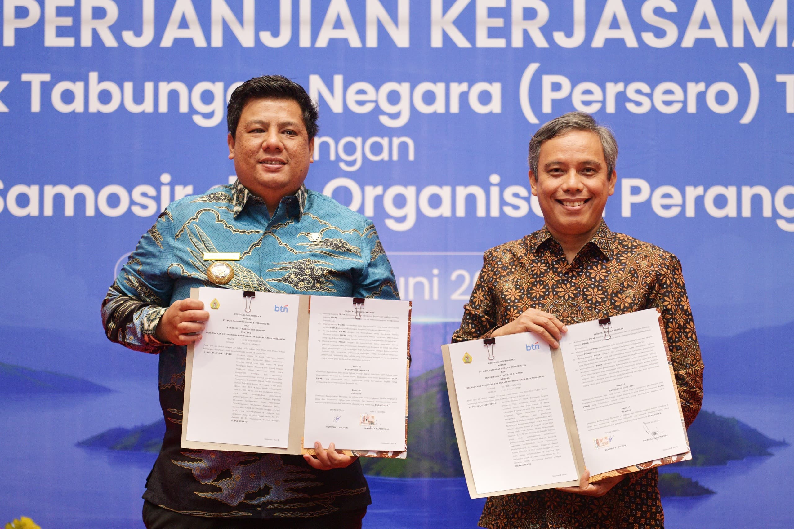 Pemkab Samosir Perkuat Sinergi dengan BTN, Dorong Pariwisata, UMKM, dan Layanan Publik Terintegrasi.