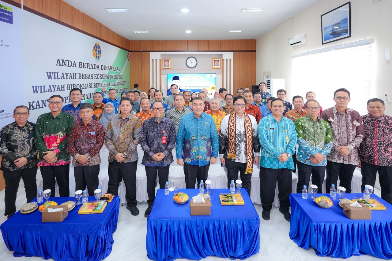 Sambangi Lampung, Wamen ATR/Waka BPN: Pelayanan di Loket Jadi Tolok Ukur Keberhasilan Kantah