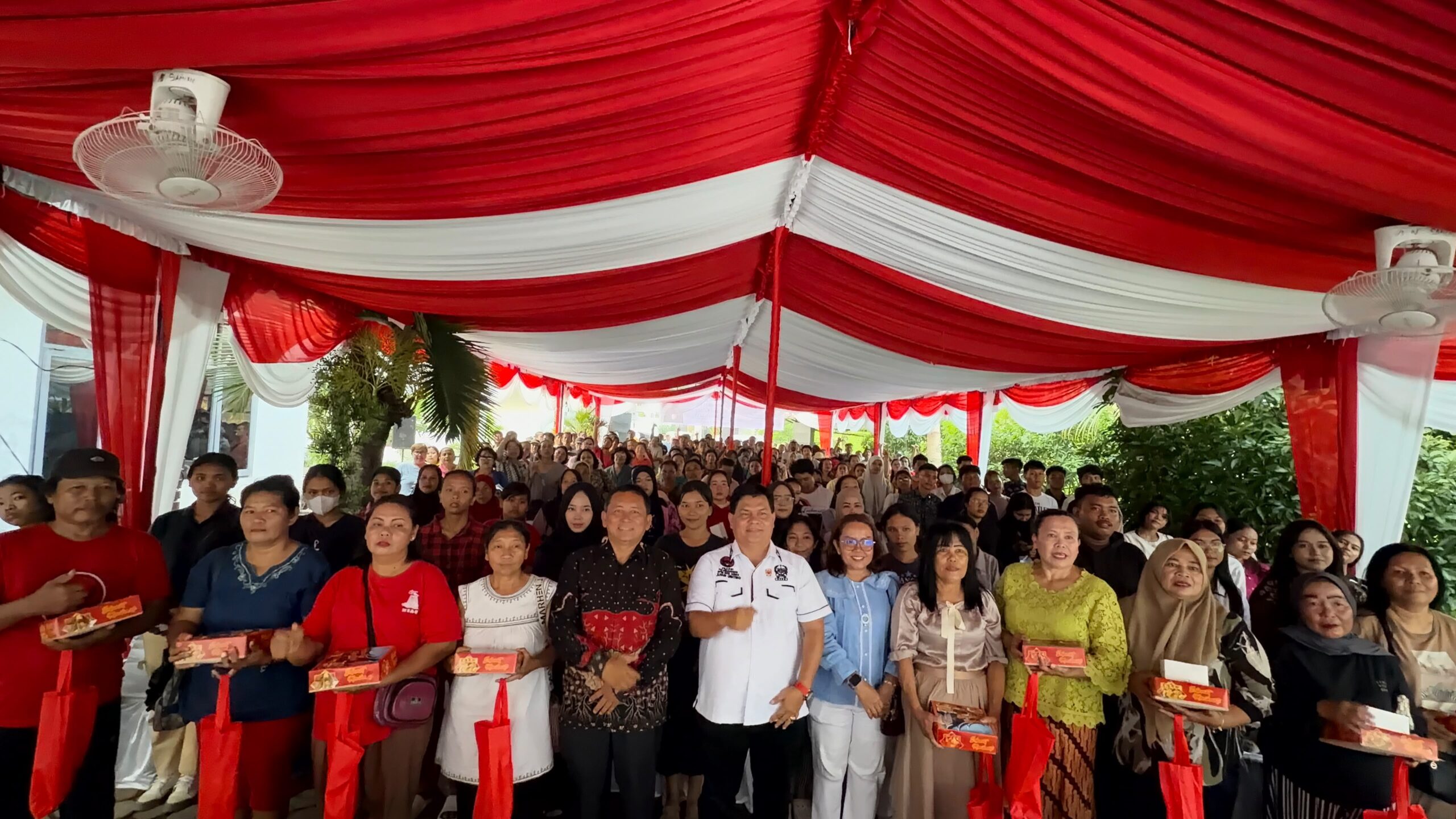 Jusup Ginting Suka Kemas Penyebarluasan Ideologi Pancasila dengan Kuis Berhadiah, Warga Antusias dan Penuh Tawa