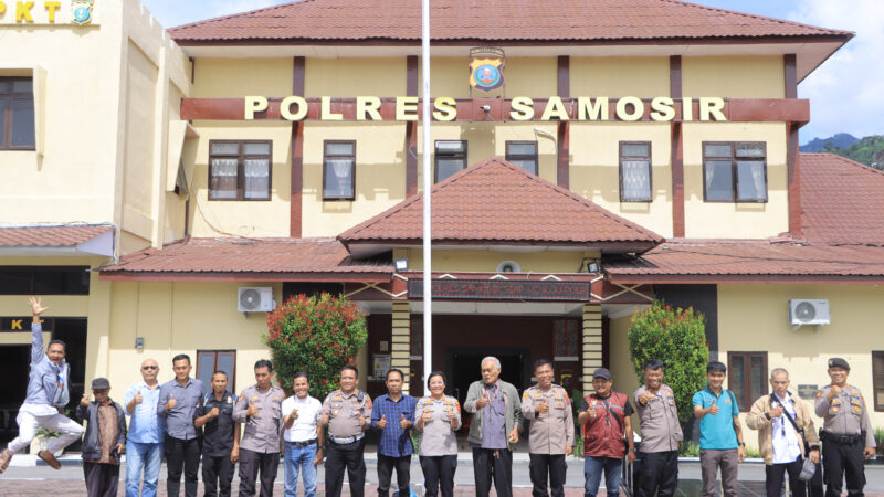 Kapolres Samosir Ajak Insan Pers Perang terhadap Narkoba dan Illegal Loging