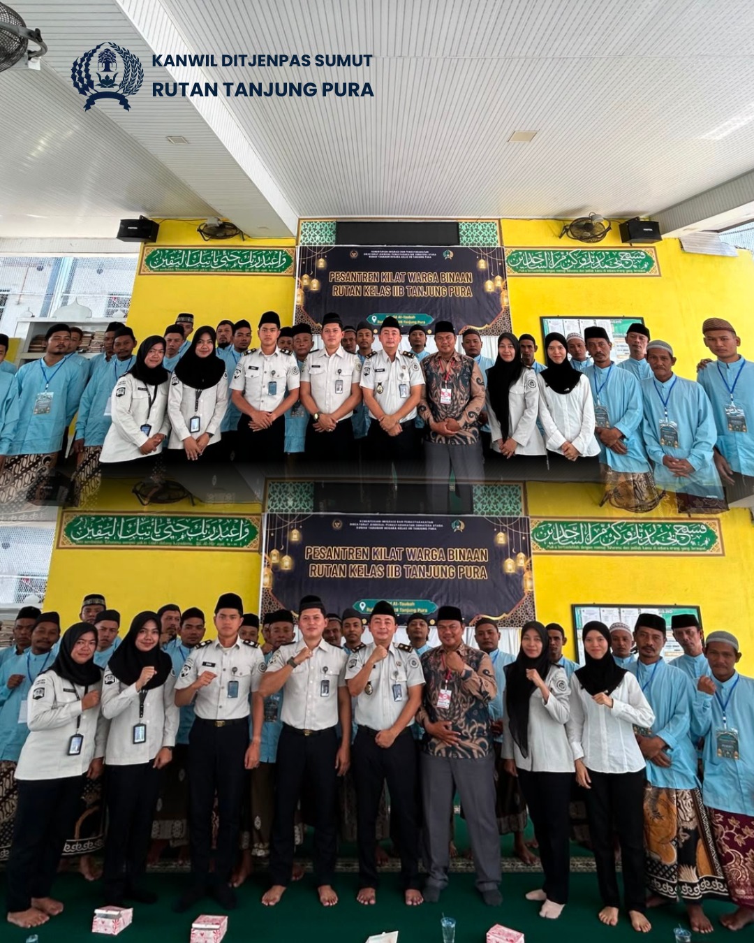 Pembukaan Pesantren Kilat Rutan Tanjung Pura Bekali 25 Warga Binaan dengan Nilai Nilai Keagamaan