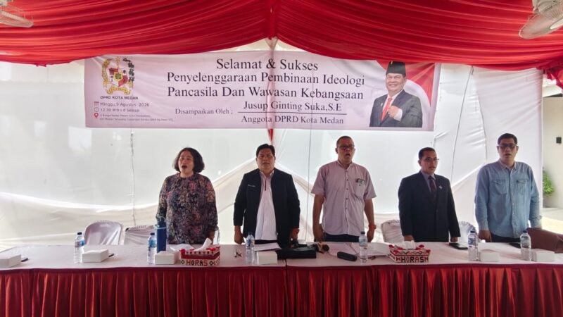 Gelar Penyebarluasan Ideologi Pancasila dan Wawasan Kebangsaan, Jusup Ginting Suka Ajak Permata GBKP Perkuat Pancasila dan Jauhi Bahaya Narkoba