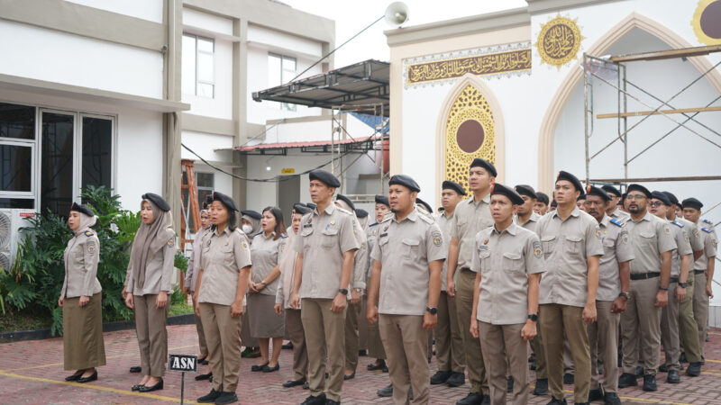 Kantor Pertanahan Deli Serdang Rutin Gelar Apel Pagi, Perkuat Disiplin dan Profesionalisme Pegawai