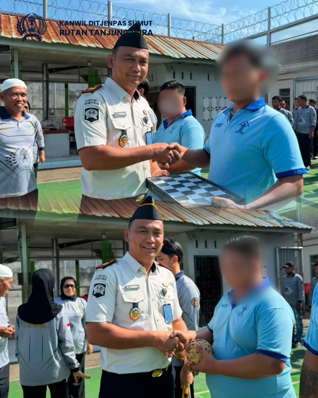 Gelar pembukaan PORSENAB Rutan Tanjung Pura Siap Semarakkan HUT Republik Indonesia Ke-81