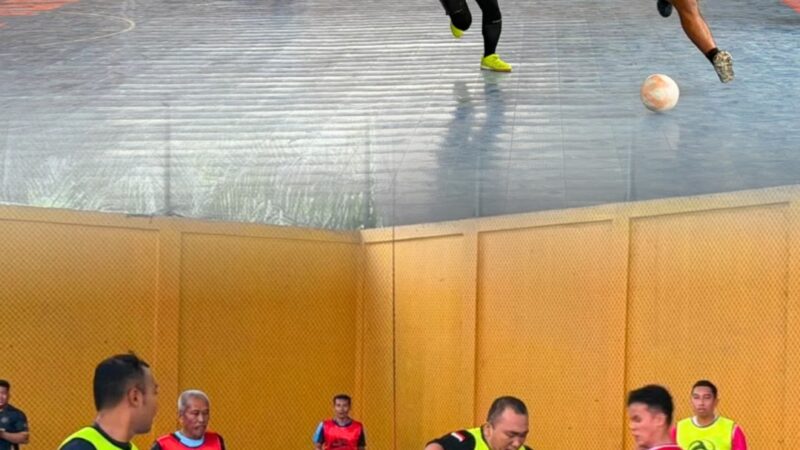 Rutan Tanjung Pura Semarakkan HUT Republik Indonesia ke-81 dengan Pertandingan Futsal Antar Pegawai