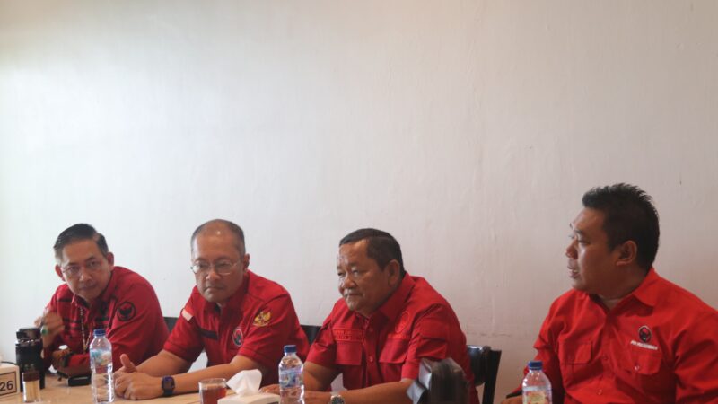 PDI Perjuangan Perkuat Konsolidasi di Samosir, Hasto Kristiyanto Hadiri Peletakan Batu Pertama Kantor DPC