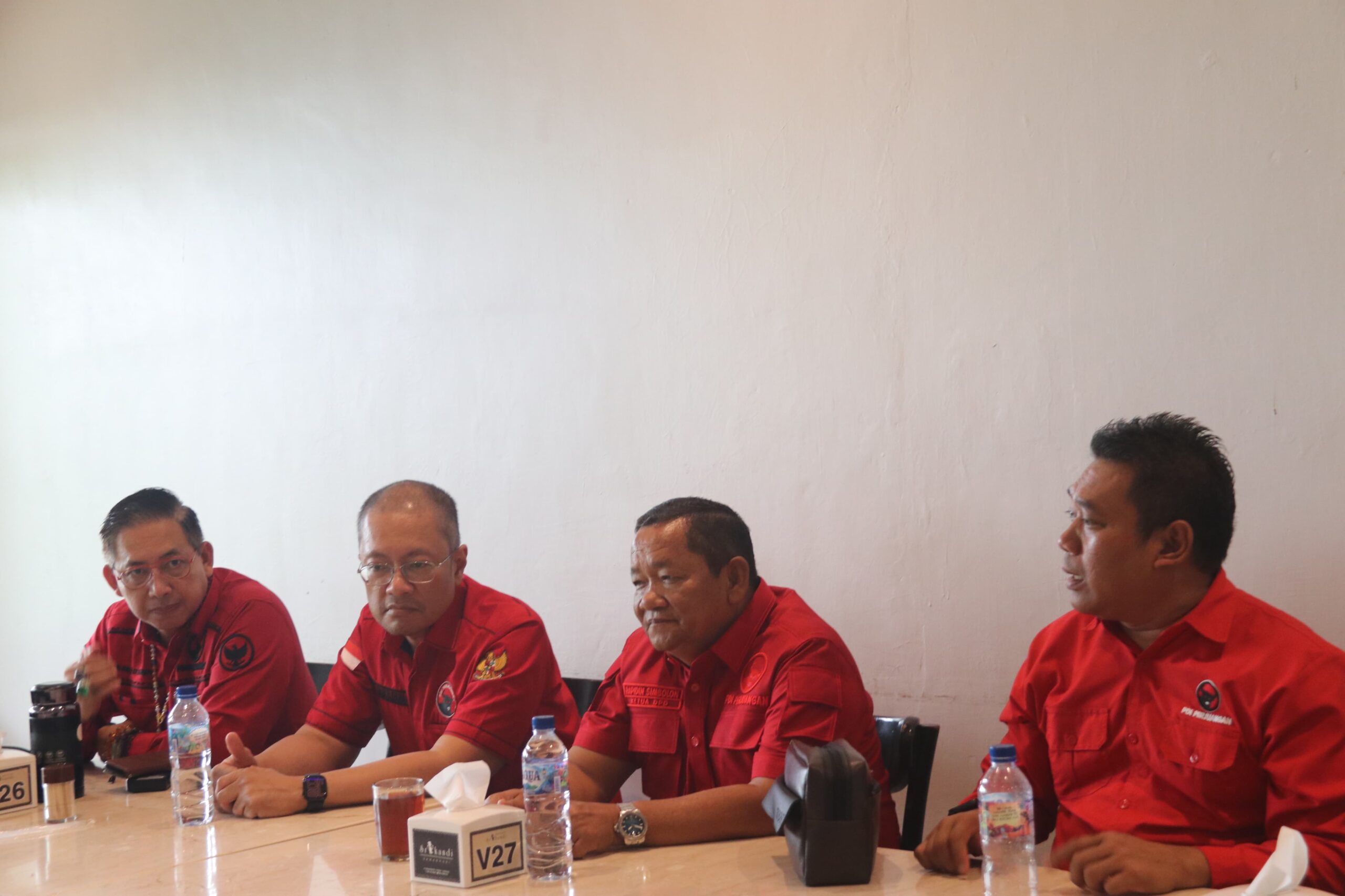 PDI Perjuangan Perkuat Konsolidasi di Samosir, Hasto Kristiyanto Hadiri Peletakan Batu Pertama Kantor DPC