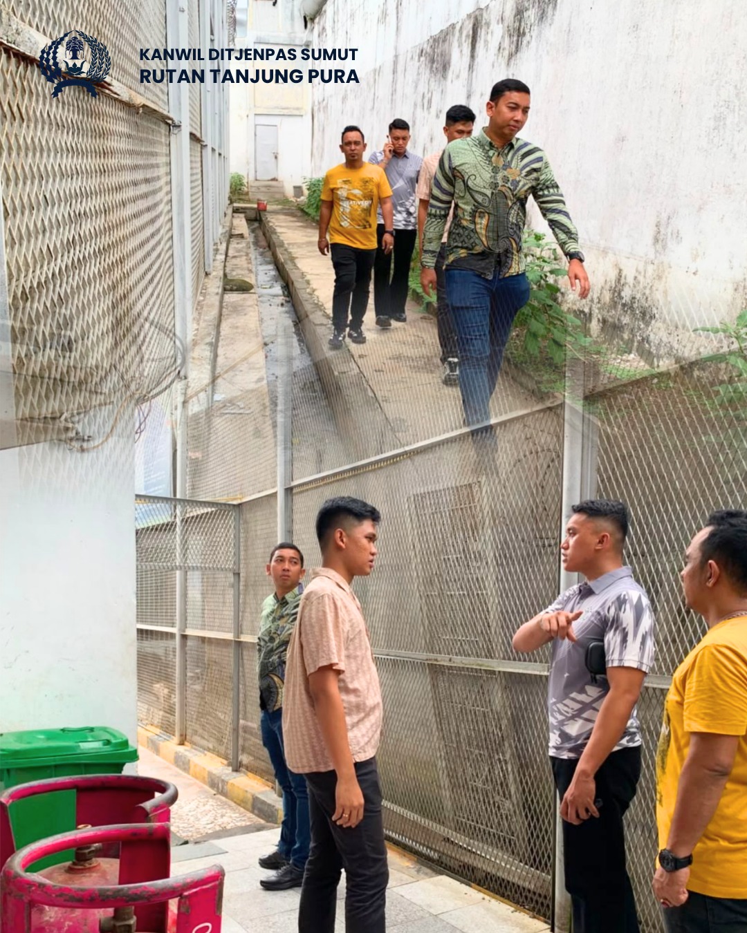 Menuju Kepemimpinan Baru Rutan Tanjung Pura Perkuat Pengamanan Lewat Serah Terima Inventaris Kamtib dan Pengenalan Lingkungan Kerja
