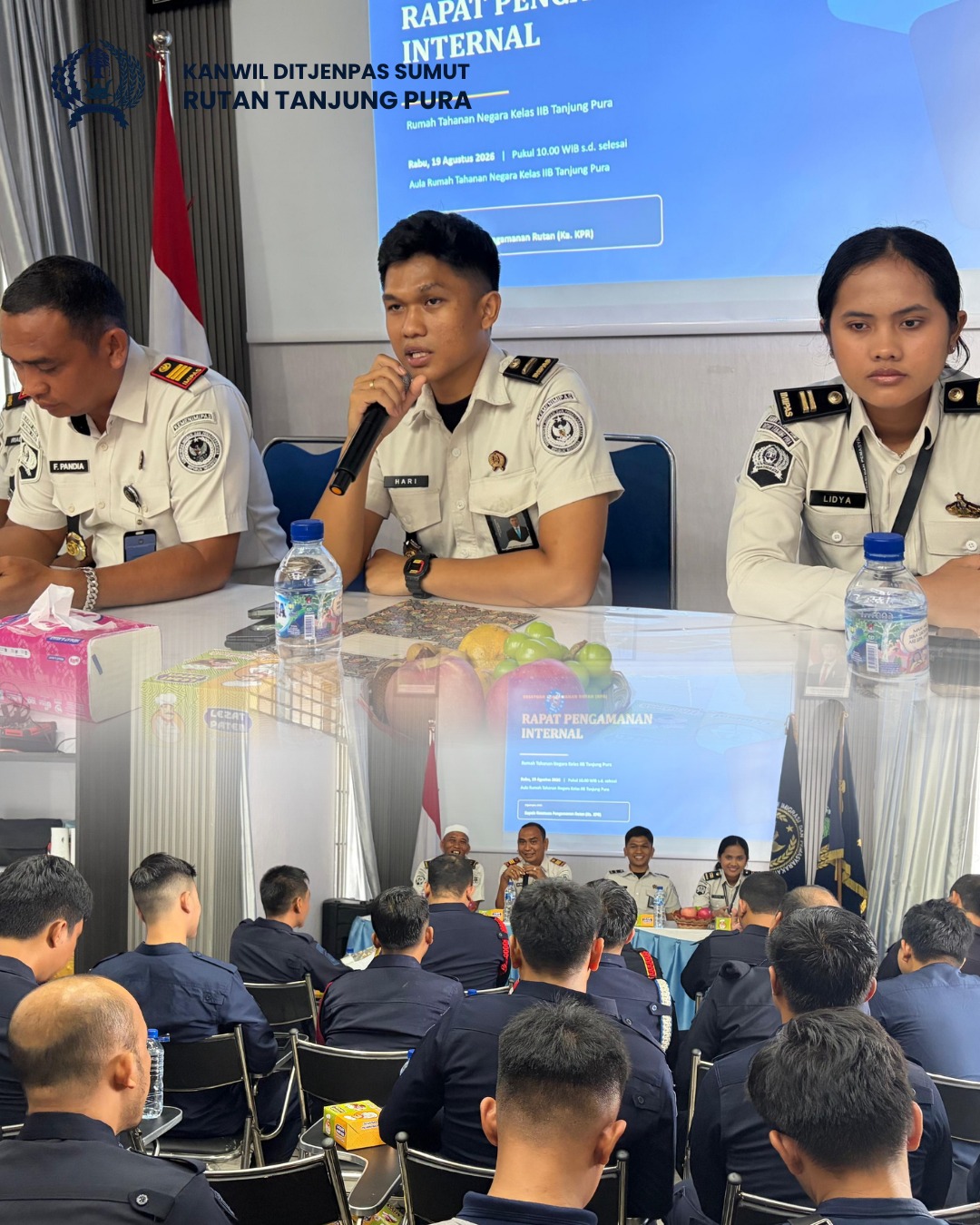 Rapat Dinas Pengamanan ,Momentum Perkenalan Pimpinan Baru Dan Penguatan Kebijakan Pengamanan