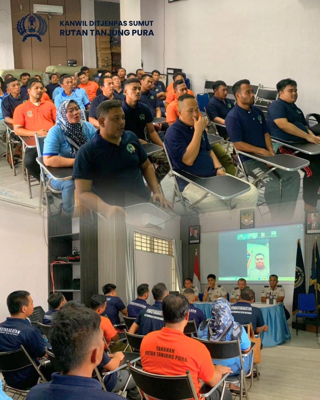 Rutan Tanjung Pura Pastikan Hak Warga Binaan lewat Sidang TPP Bersama Kanwil Ditjenpas Sumut